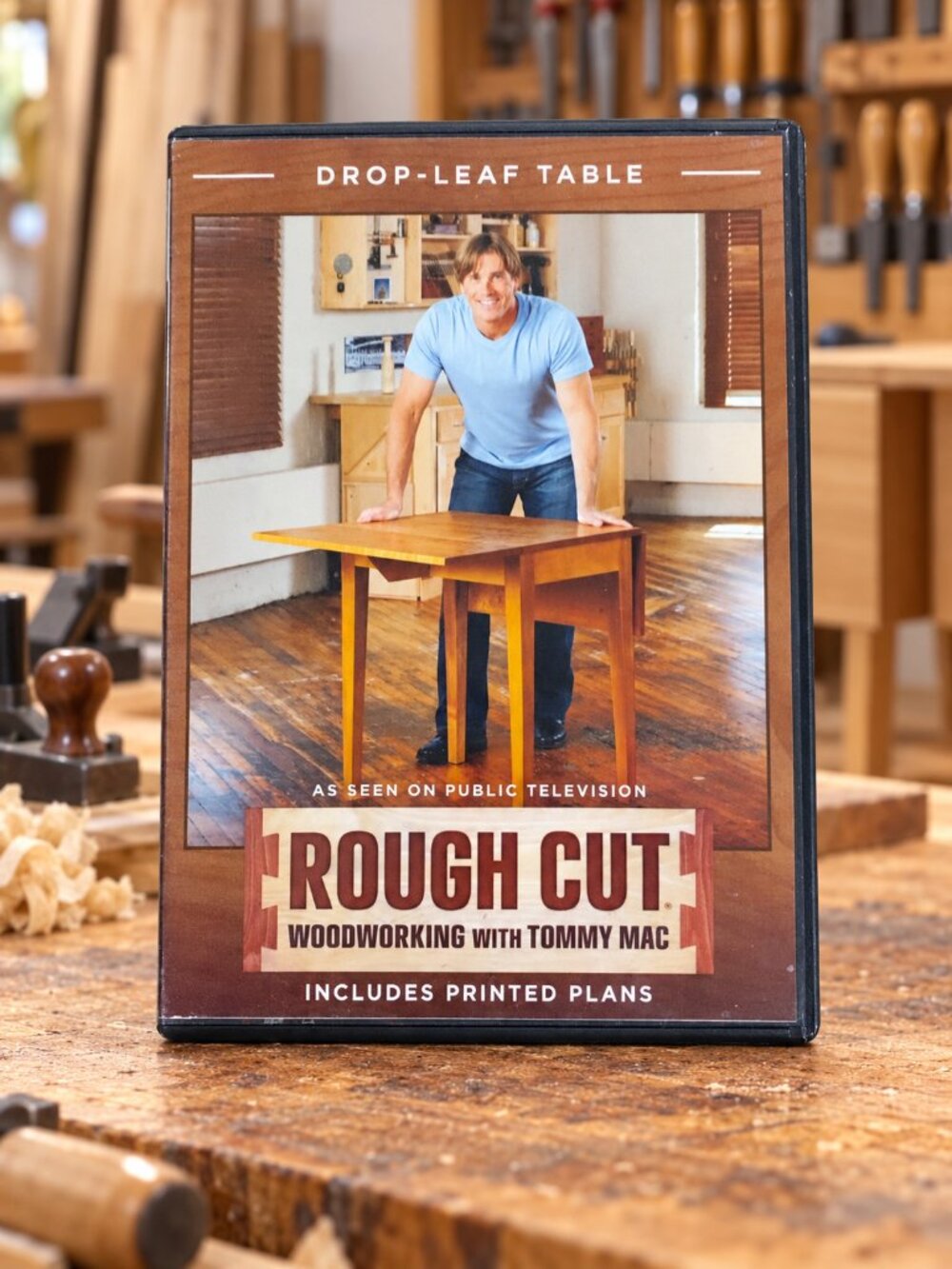 Rough Cut Woodworking with Tommy Mac: Drop-Leaf Table (DVD, Region 1) Very Good!